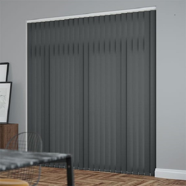 Màu xám đậm của rèm mang lại khả năng chống nắng, cản sáng lên đến 100%