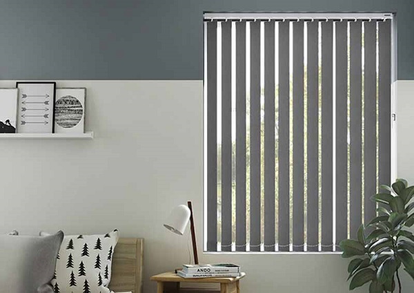 Màn cửa lá dọc có cấu tạo dễ dàng điều chỉnh ánh sáng cưc kỳ tốt và hiện đại