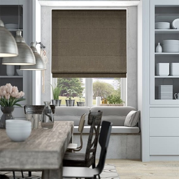 Rèm roman phòng bếp sang trọng dành cho căn hộ 