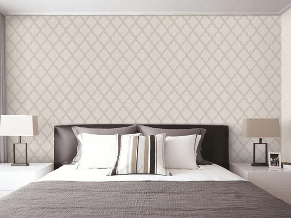 Giấy dán tường phòng ngủ sang trọng