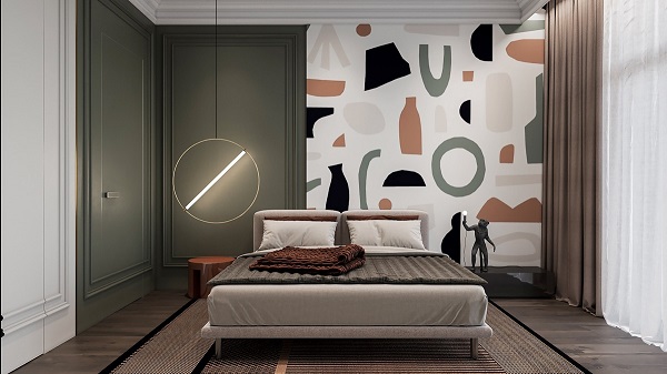 Giấy dán tường phong cách năng động trẻ trung