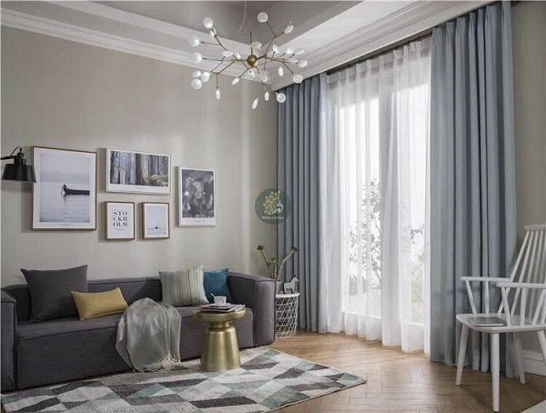 Rèm vải 2 lớp chống nắng sang trọng