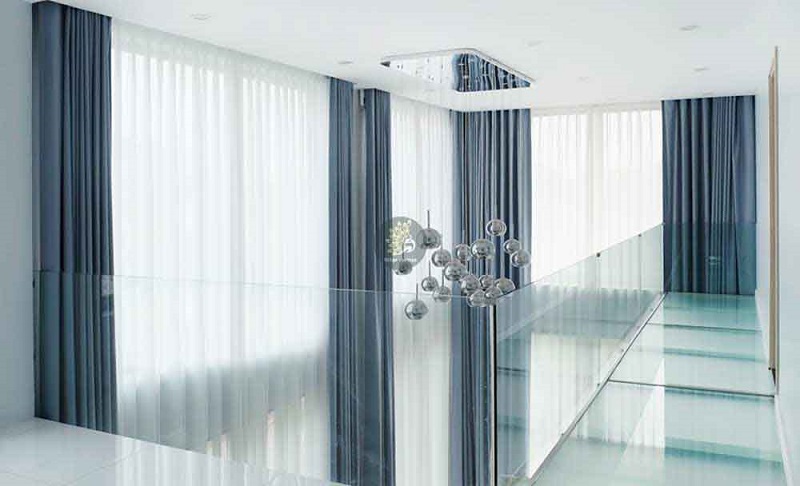 Rèm vải 2 lớp chống nắng huyện Hóc Môn